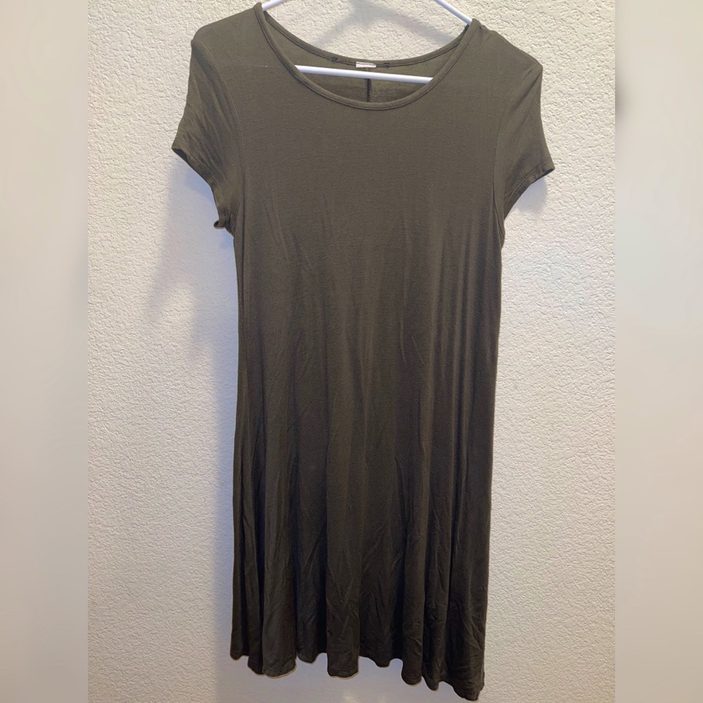 Forest Green Tshirt Dress